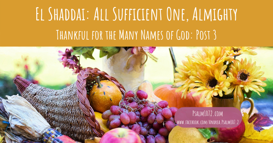 El Shaddai: All-Sufficient One