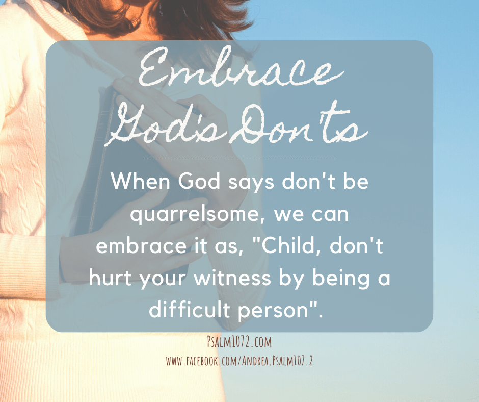 Embracing When God Says “Don’t”: Part&nbsp;2