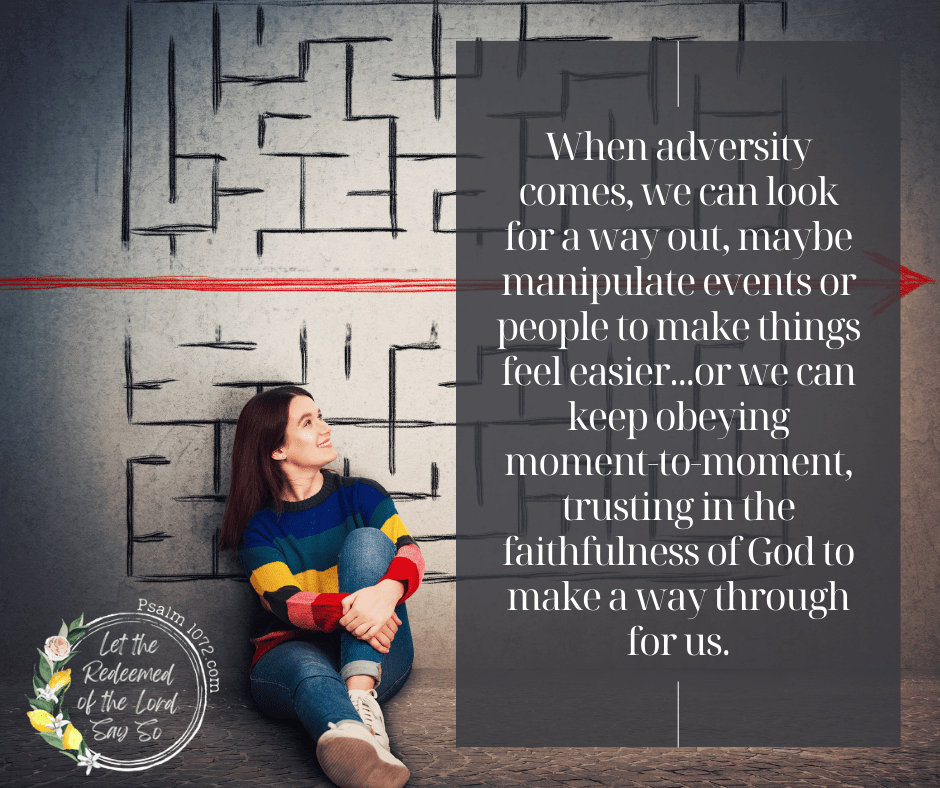 God Makes a Way Through – Not&nbsp;Out