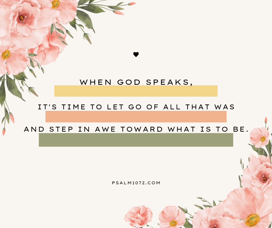 Let Go & Step&nbsp;Out